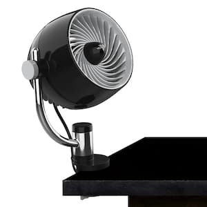 Pivot3C 5.8 in. Desktop Fan Air Circulator with Multi-Surface Mount, Black