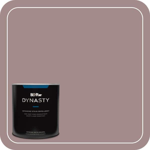 BEHR DYNASTY 1 qt. #PPU17-15 Cameo Rose Satin Enamel Interior Stain-Blocking Paint and Primer
