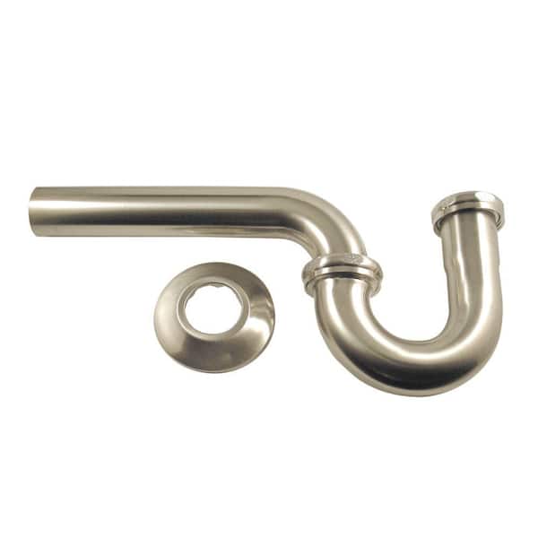 Pegasus 1-1/4 in. Brushed Nickel P-Trap