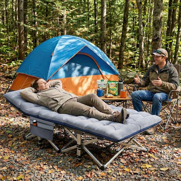 BOZTIY Oversize Folding Camping Cot, 78 in. L X 32 in. W Camp Cot