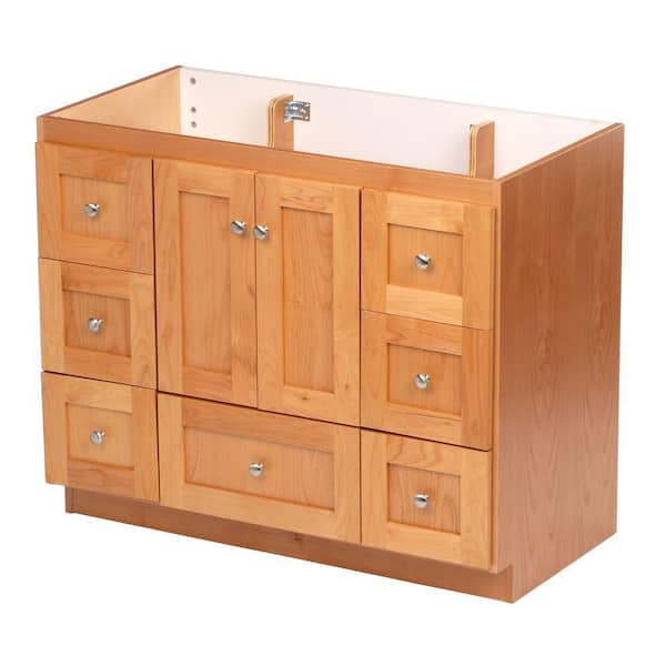 Simplicity By Strasser Shaker 42 In W, 42 Vanity Cabinet Only