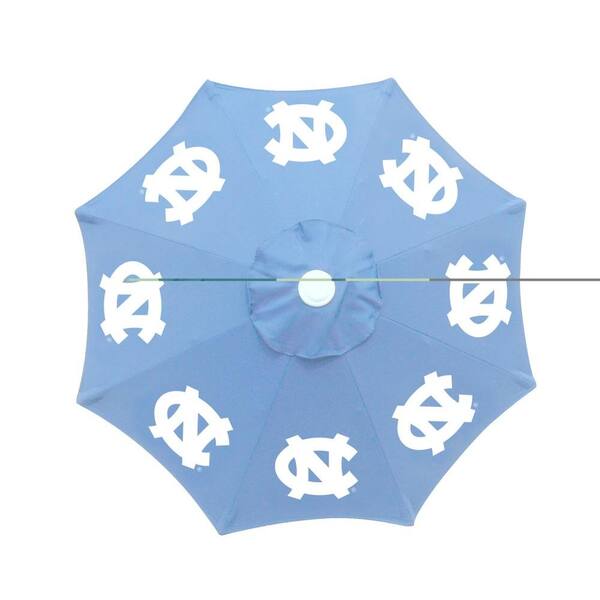 Unbranded 9 ft. University of North Carolina Blue Patio Umbrella