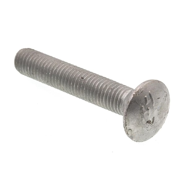 Prime-Line 1/2 in.-13 x 3 in. A307 Grade A Hot Dip Galvanized Steel Carriage Bolts (15-Pack)