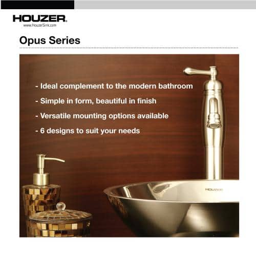 Opus 18" Stainless Steel Oval Drop-In Bathroom Sink