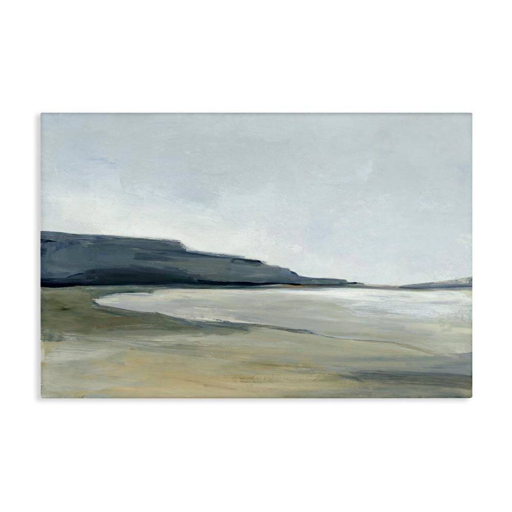 Muted Coastline Cliff by Hannah Dawson Unframed Nature Graphic Art Print 20 in. x 30 in. price history on PriceWatchPro