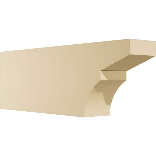 Ekena Millwork Standard Monterey 5 in. W x 10 in. H x 30 in. D Signature Urethane Rafter Tail Outlooker