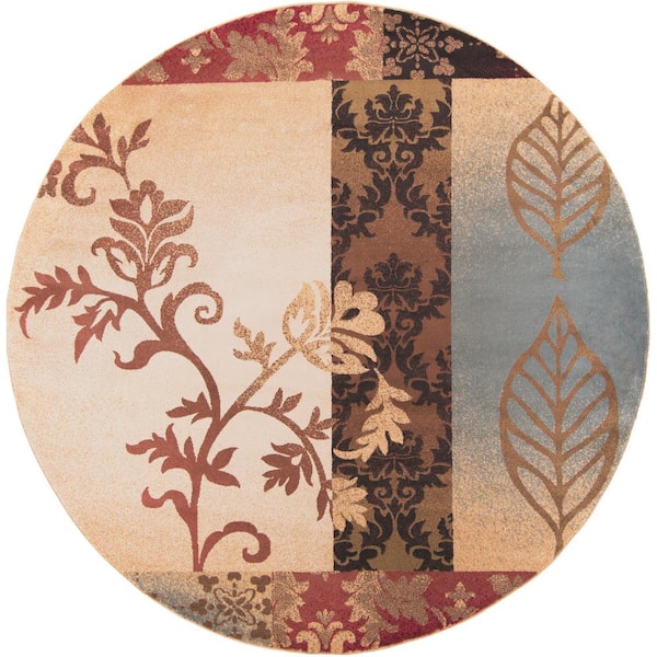 Artistic Weavers Ceiba Medium Gray 8 ft. Round Indoor Area Rug