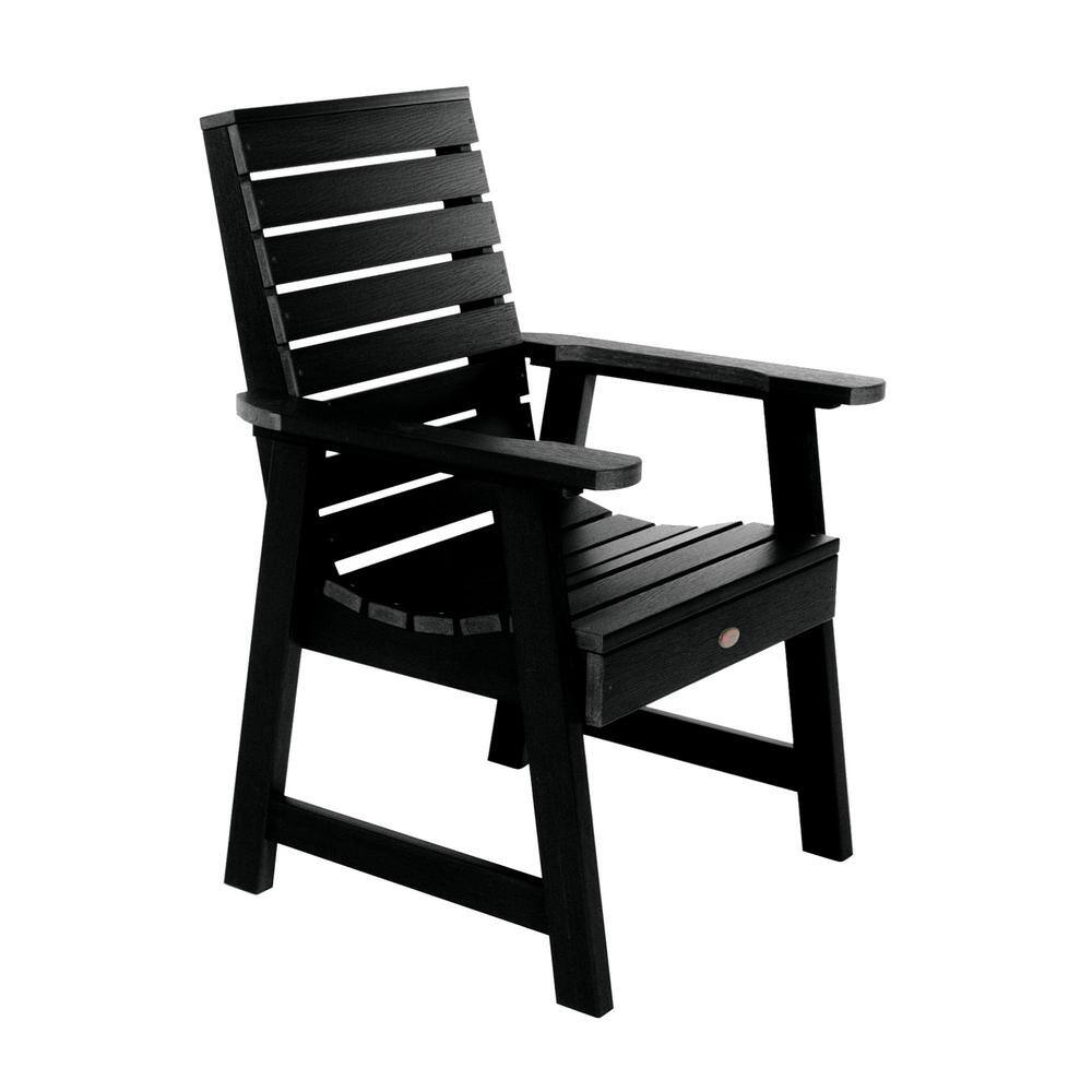 Highwood Weatherly Outdoor Plastic Armchair -  AD-CHDW2-BKE