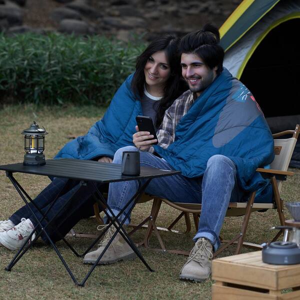 SKYSHALO Camping Blanket, Large Warm Wearable Stadium Blanket