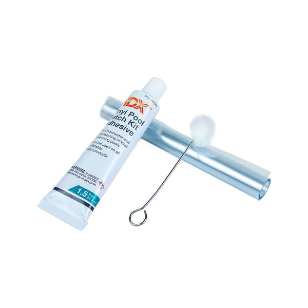 HDX Swimming Pool Vinyl Repair Kit for Patching Dry or Underwater Vinyl Products