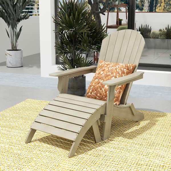 Porch chair with discount ottoman