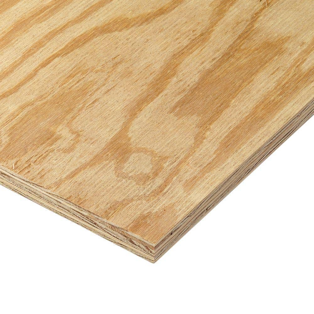 23 32 In X 4 Ft X 8 Ft BC Sanded Pine Plywood 201428 The Home Depot