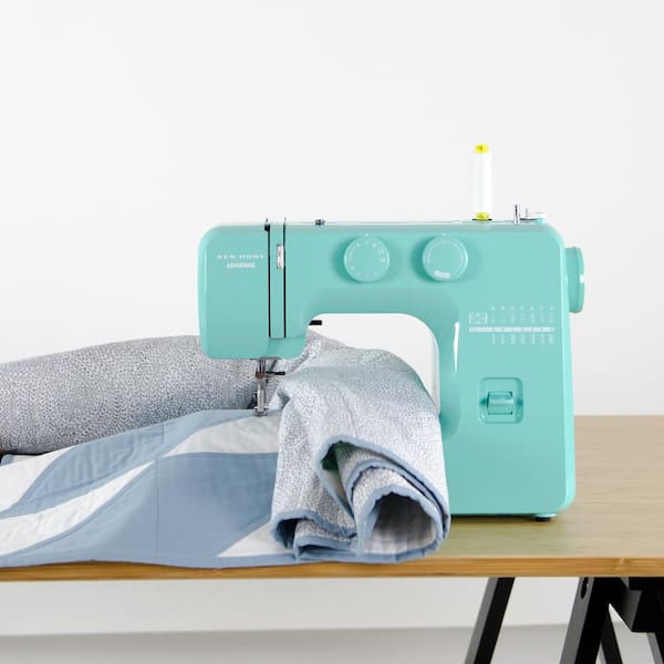 Janome Turbo Teal Basic, Easy-to-Use, 10-stitch Portable, 5 lb Compact  Sewing Machine with Free Arm - Bed Bath & Beyond - 8252076