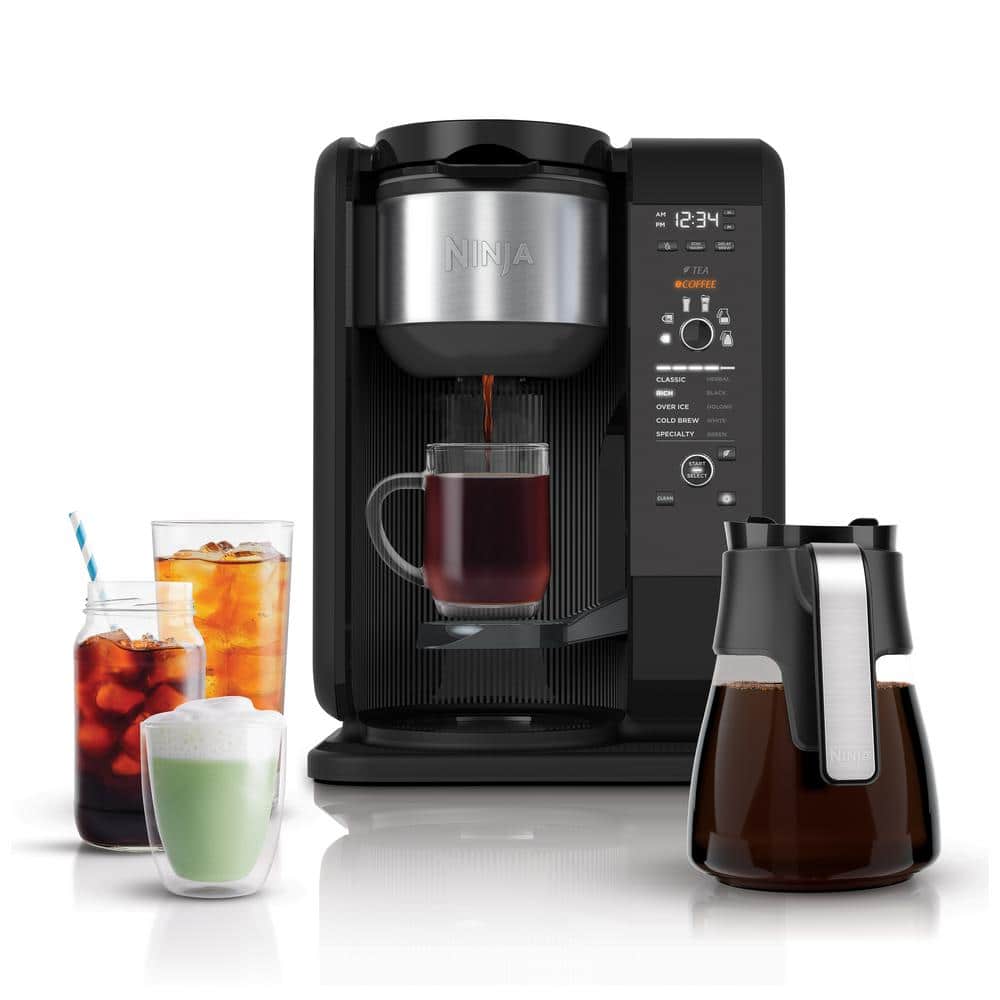 NINJA 6.25-Cup Hot and Cold Brew Programmable Black Drip Coffee ...