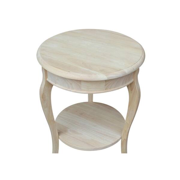 international concepts cambria round end table