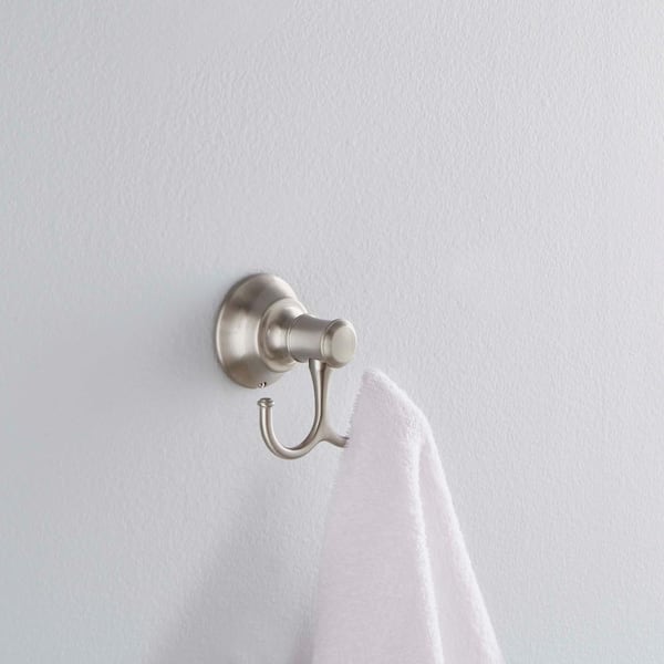Ashville J-Hook Robe/Towel Hook in Brushed Nickel