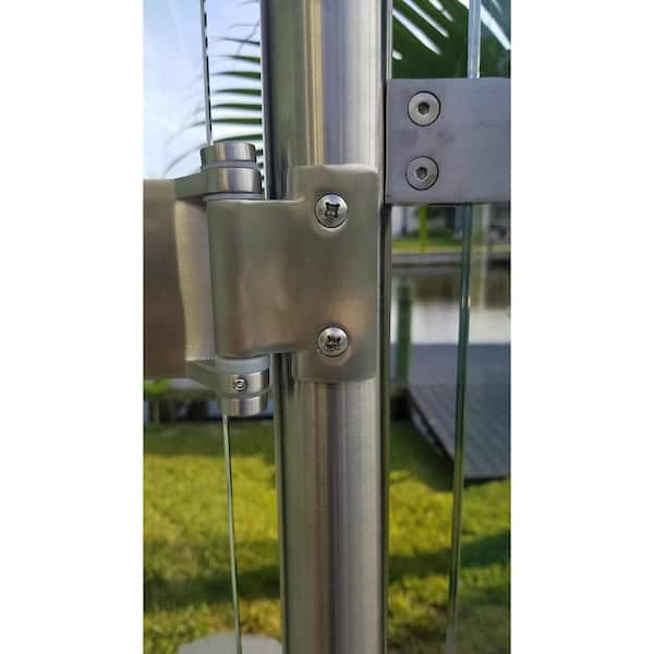 CVGR 36 in. x 39 in. Hercules Glass Complete Gate Kit
