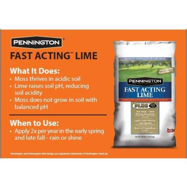 Pennington 30 lb. 5,000 sq. ft. Fast Acting Lime Soil Amendment with  Advanced Soil Technology 100519383 - The Home Depot