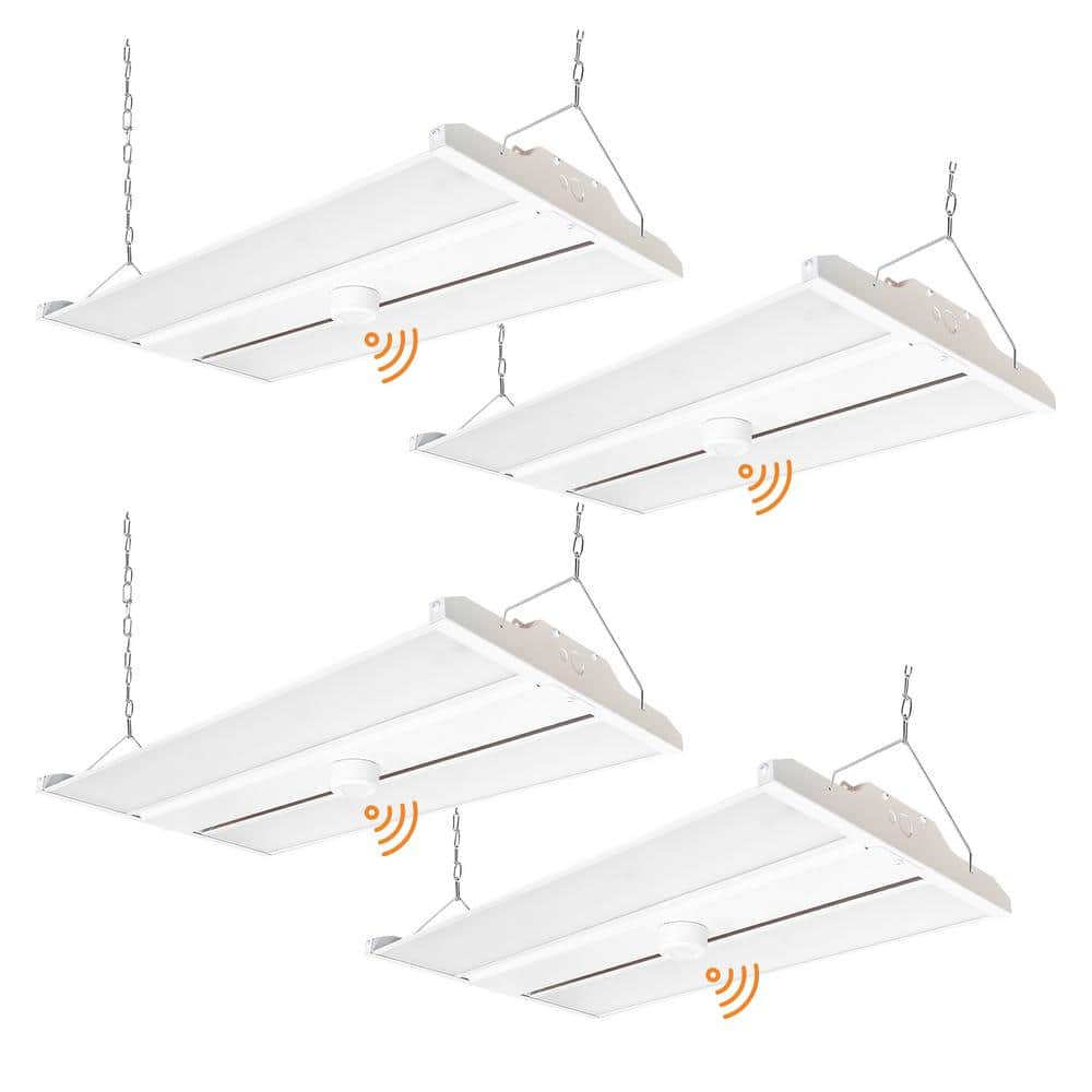 2 ft. 600-Watt Equivalent 20,925 Lumens Integrated LED Dimmable High Bay Light W/Motion Sensor, 5000K Daylight (4-Pack) price history on PriceWatchPro
