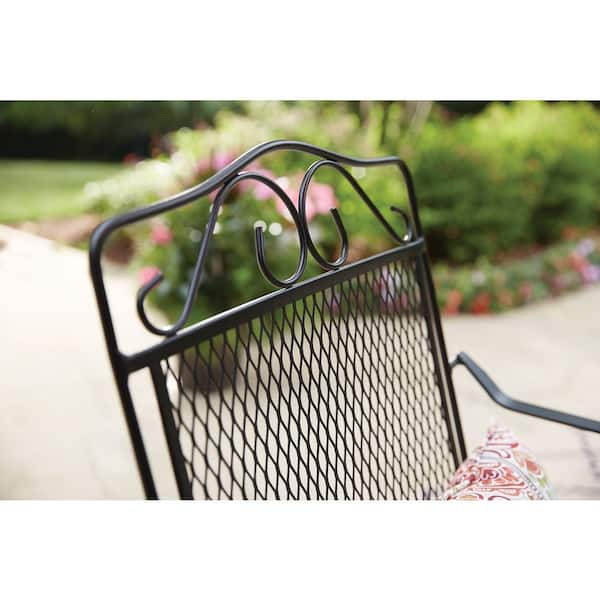 hampton bay nantucket metal outdoor dining chair