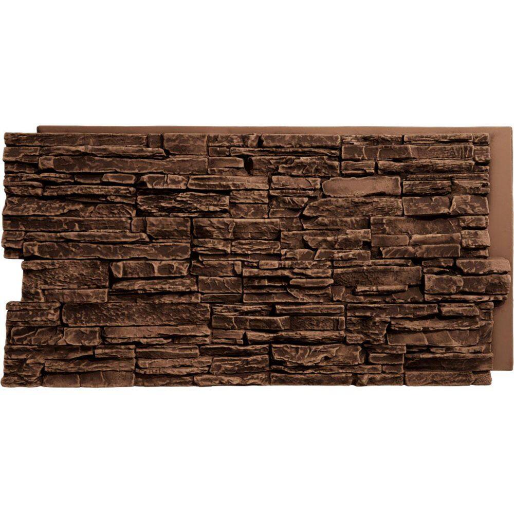 "EverStone Canyon Ridge Faux Stone Panel, 45 3/4""W x 24 1/2""H x 1 1/4""D, Arizona Color" price history on PriceWatchPro