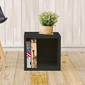 12.8 in. H x 13.4 in. W x 11.2 in. D Black Recycled Materials 1-Cube Organizer