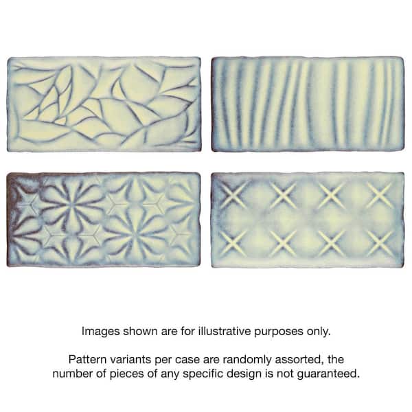 Antic Sensations Pergamon 3 in. x 6 in. Ceramic Wall Tile (4.16 sq. ft./Case)