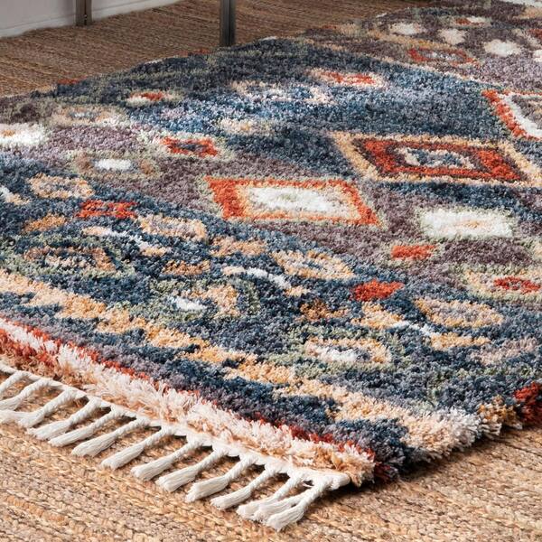 nuLOOM Vanita 9 X 13 (ft) Beige Indoor Geometric Southwestern Area