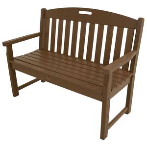 Yacht Club 48 in. Plastic Outdoor Bench