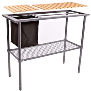 Garden and Greenhouse Composite Wood Top Potting Bench / Table
