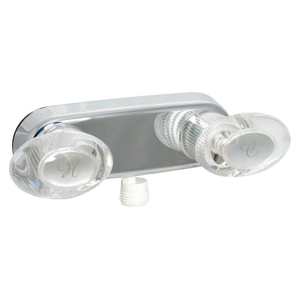 Unbranded Catalina Two-Handle 4 in. Shower Valve with Vacuum Breaker - Chrome