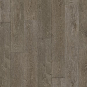 Take Home Sample - Rhapsody Gray 7.7 in. x 7 in. Click Lock Waterproof Laminate Plank Flooring
