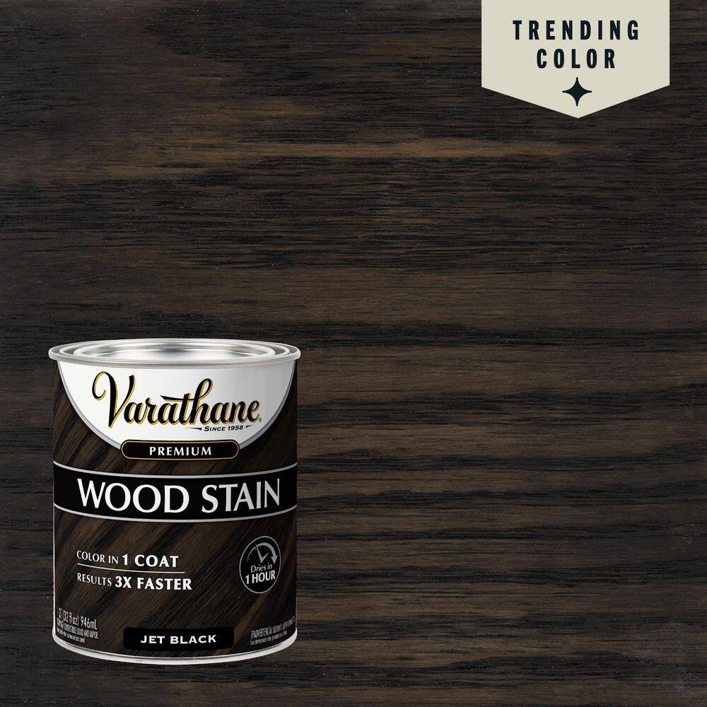 Varathane 1 qt. Jet Black Premium Fast Dry Interior Wood Stain