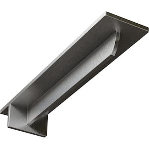 14 in. x 3 in. x 2 in. Stainless Steel Unfinished Metal Heaton Bracket