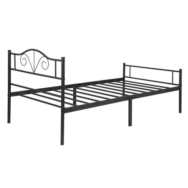 Metal Platform Bed Frame With Headboard, Ikea Twin Bed Frame With Headboard