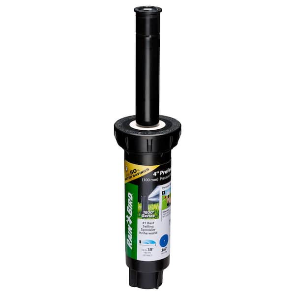 1800 Series 4 in. Pop-Up Dual Spray PRS Sprinkler, Full Circle Pattern, Adjustable 8-15 ft. SAM