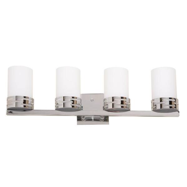 ARTCRAFT Jones 4-Light Chrome Bath Vanity Light