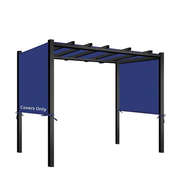 Waterproof Pergola Canopy Shade Cover Replacement for 17x6.8 ft Outdoor Structure, Sun Shade Top (Cover Only), Blue