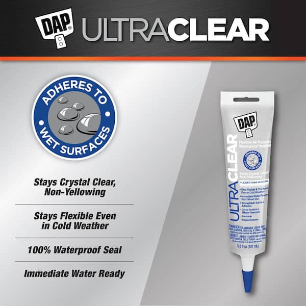 Ultra Clear 5 oz. All Purpose Waterproof Sealant