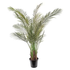 Artificial 59 in. Areca Palm Indoor and Outdoor Plants