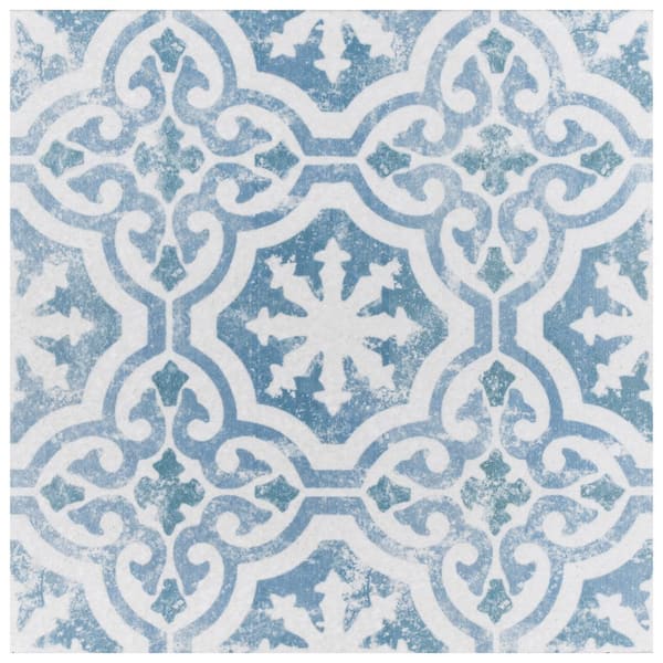 Merola Tile Klinker Alcazar Magnolia 12-3/4 in. x 12-3/4 in. Ceramic Floor and Wall Tile (1.16 sq. ft./Each)
