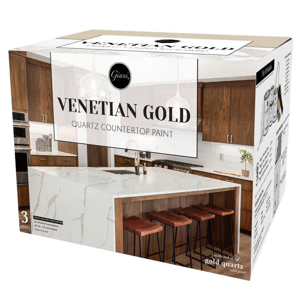 Giani 128 oz. Venetian Gold Quartz Countertop Paint Kit