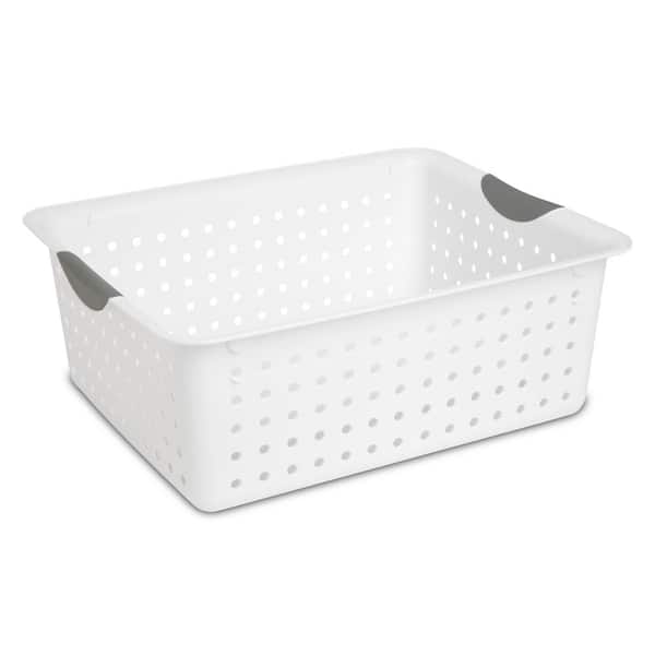 Large Plastic Storage Basket 15 x 10 x 6 Inch, 3 Pack - General - Storage &  Organizer