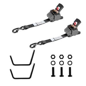 DC Cargo Bolt-On E Track Auto Retractable Ratchet Straps