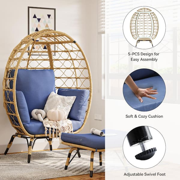 Ottoman for egg online chair