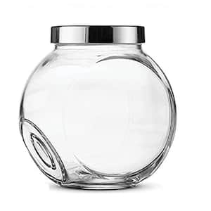 Round Storage Jars With Lids, Candy Jars With Lids, Clear