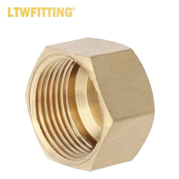 LTWFITTING 3/4-Inch OD Compression Tee,Brass Compression Fitting(Pack of 3)