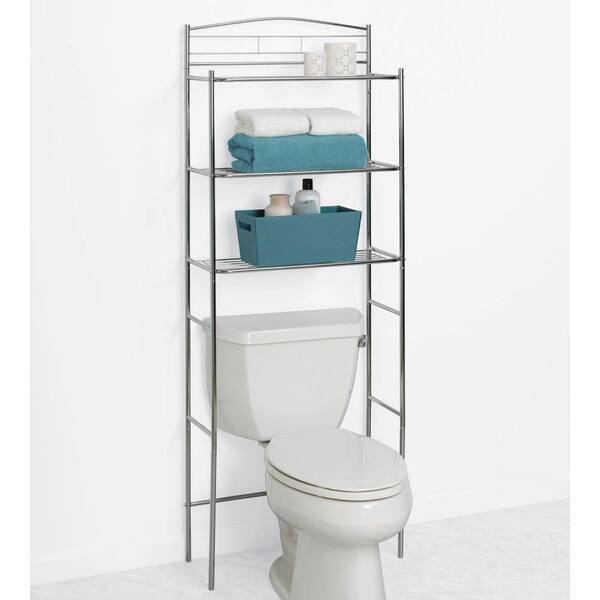 Rustic Gray 26 in. W Bathroom Space Saver, Better Homes & Gardens Over The Toilet Storage Cabinet