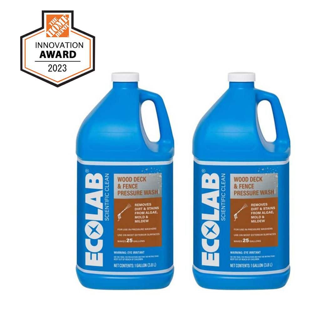 1 Gal. Wood Deck and Fence Pressure Wash Concentrate Outdoor Cleaner (2-Pack) price history on PriceWatchPro
