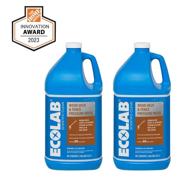 1 Gal. Wood Deck and Fence Pressure Wash Concentrate Outdoor Cleaner (2-Pack)
